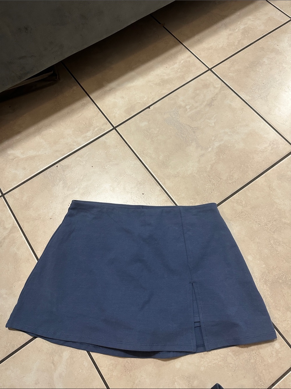 bp Navy A-Line Mini Skirt